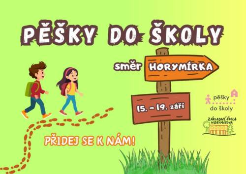 Pěšky do školy